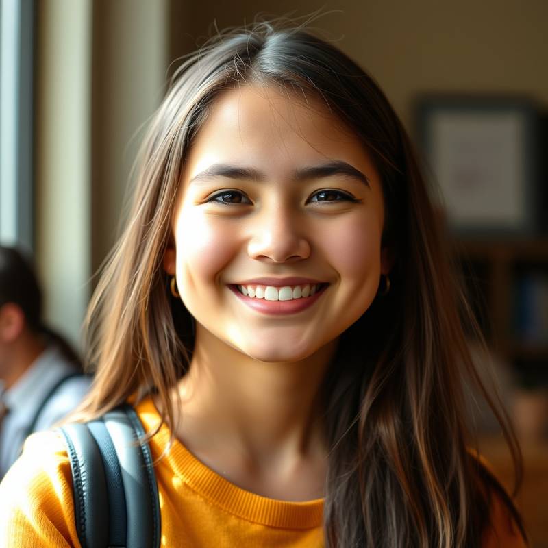 Fornøyd student